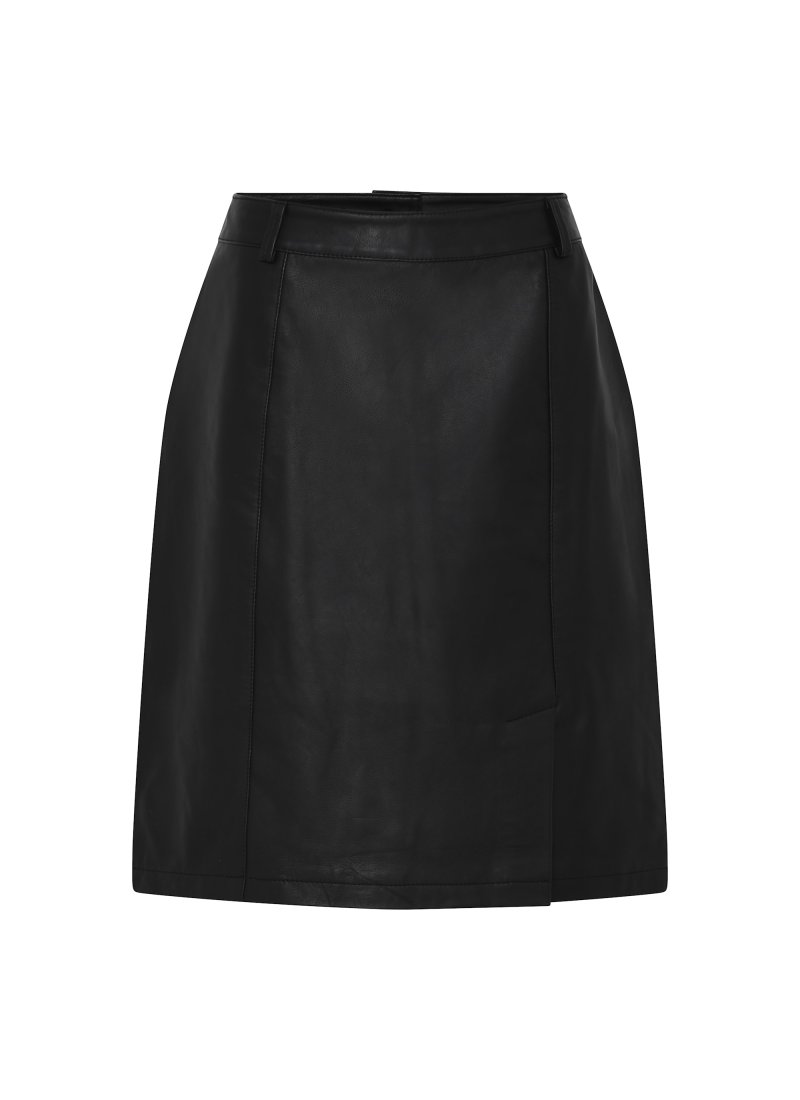 112-725 Skirt_ Leather