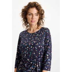 16873 Rosy dress 3/4 sleeves