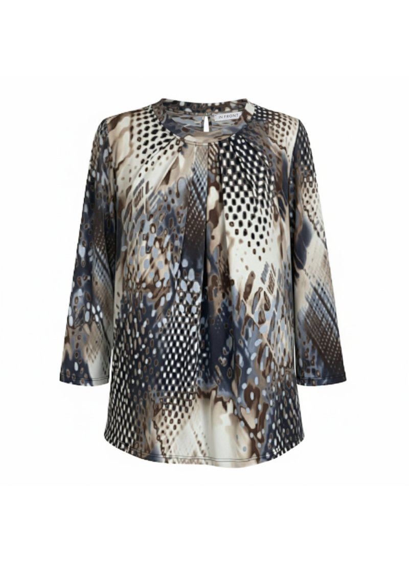 16924 Grazia blouse 3/4 sleeve