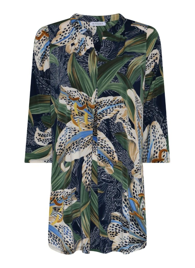 17003 Maracollina tunic 3/4 sl