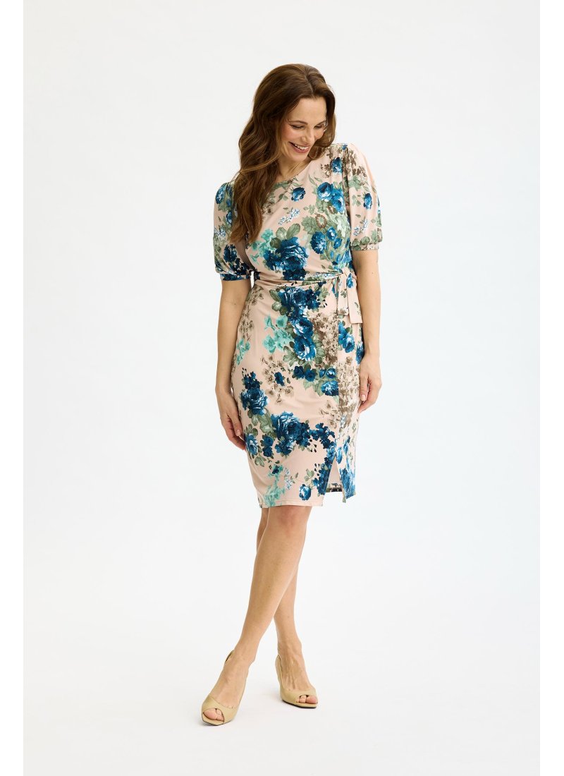 17168 Rosy dress 1/2 sleeves