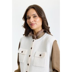 17238 Dot knit vest