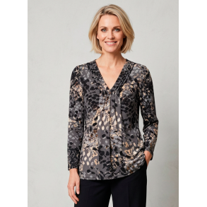 17376 Jo blouse 3/4 sleeve