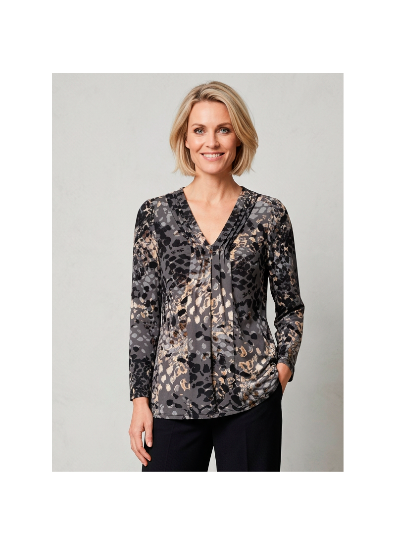 17376 Jo blouse 3/4 sleeve