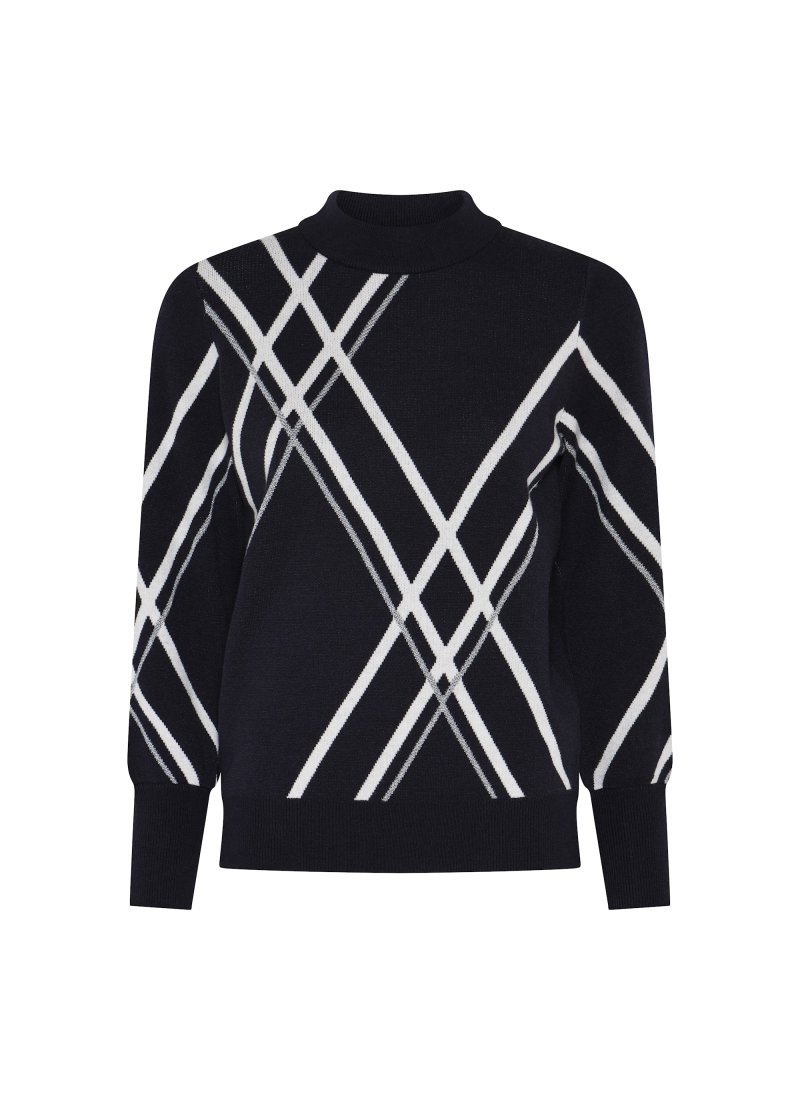 179-192 Jumper_ Hot Stripe Kni