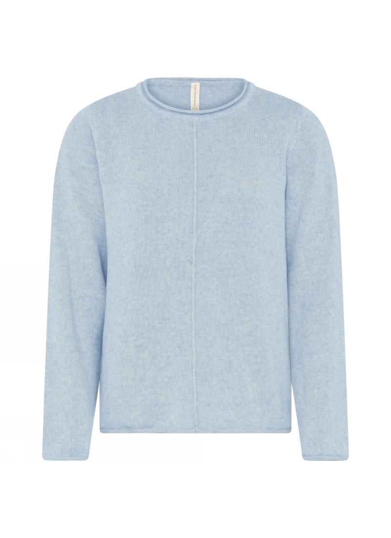 2954 O-neck pullover w. specia