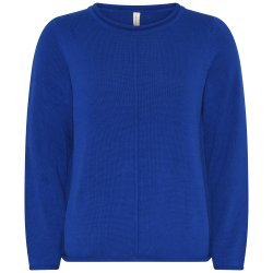  2954 Skovhuus O-neck strik (Fl farver)