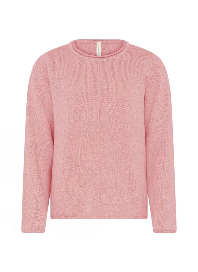  2954 Skovhuus O-neck strik (Fl farver)