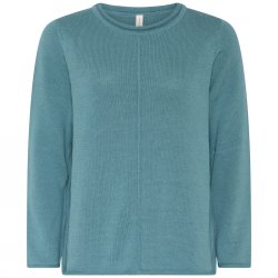  2954 Skovhuus O-neck strik (Fl farver)