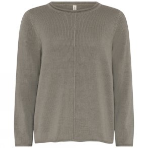  2954 Skovhuus O-neck strik (Fl farver)