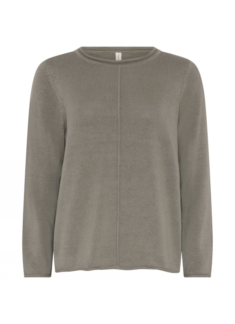  2954 Skovhuus O-neck strik (Fl farver)