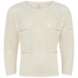 3441 Openwork casual pullover