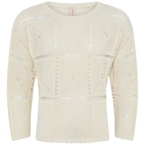 3441 Openwork casual pullover