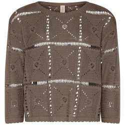 3441 Openwork casual pullover