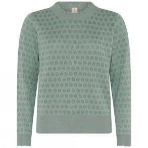 3467 Fine dotted O-neck pullov