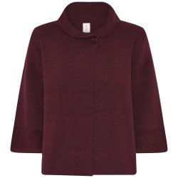 3504  Wool cape cardigan