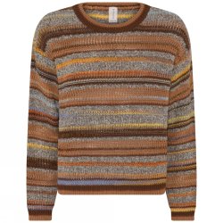 3613 Multi yarn o-neck pullove