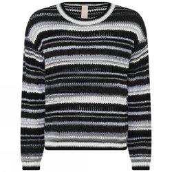 3613 Multi yarn o-neck pullove