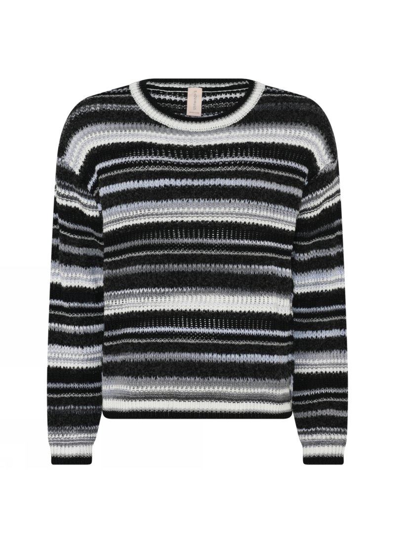 3613 Multi yarn o-neck pullove