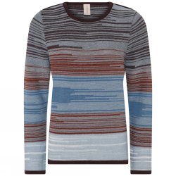 3626 O-neck mix colour pullove