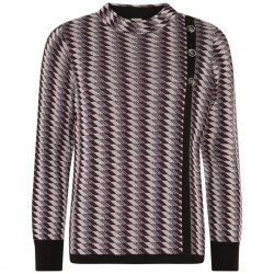 3642 Turtle neck jaquard pullo