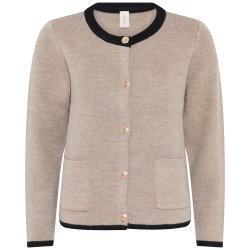 3700 Cardigan w. contrast effe