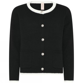 3700 Cardigan w. contrast effe