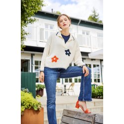 3737 Polo collar pullover w. f