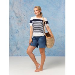 3745 Striped short sleeve t-sh
