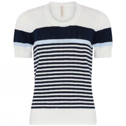 3745 Striped short sleeve t-sh