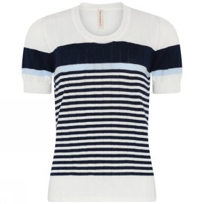 3745 Striped short sleeve t-sh