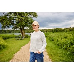 3750 Small dotted boat-neck pu