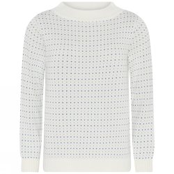 3750 Small dotted boat-neck pu