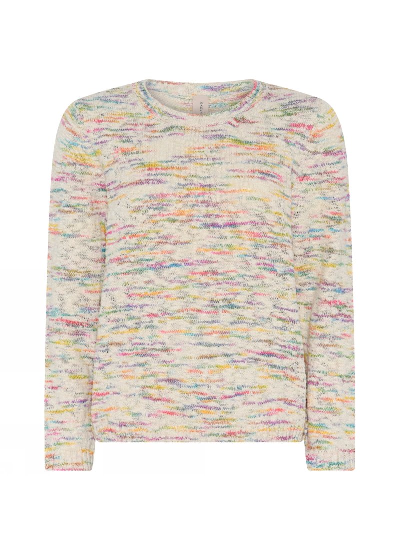 3786 Multicolour o-neck pullov