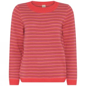 3834 Mini jaquard o-neck pullo