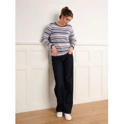 3841 Special striped o-neck pu