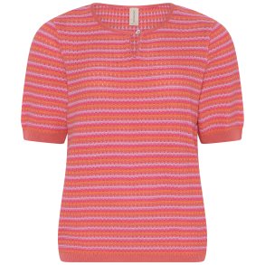 3847 O-neck t-shirt w. button 