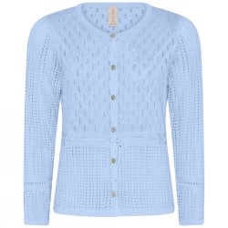 3854 Openwork cardigan w. draw