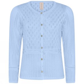 3854 Openwork cardigan w. draw