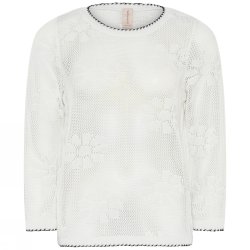 3855 Openwork "flower" pullove