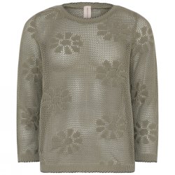 3855 Openwork "flower" pullove