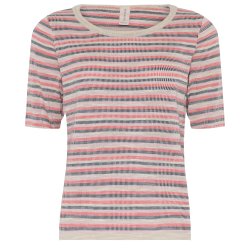 3873 Special striped o-neck T-