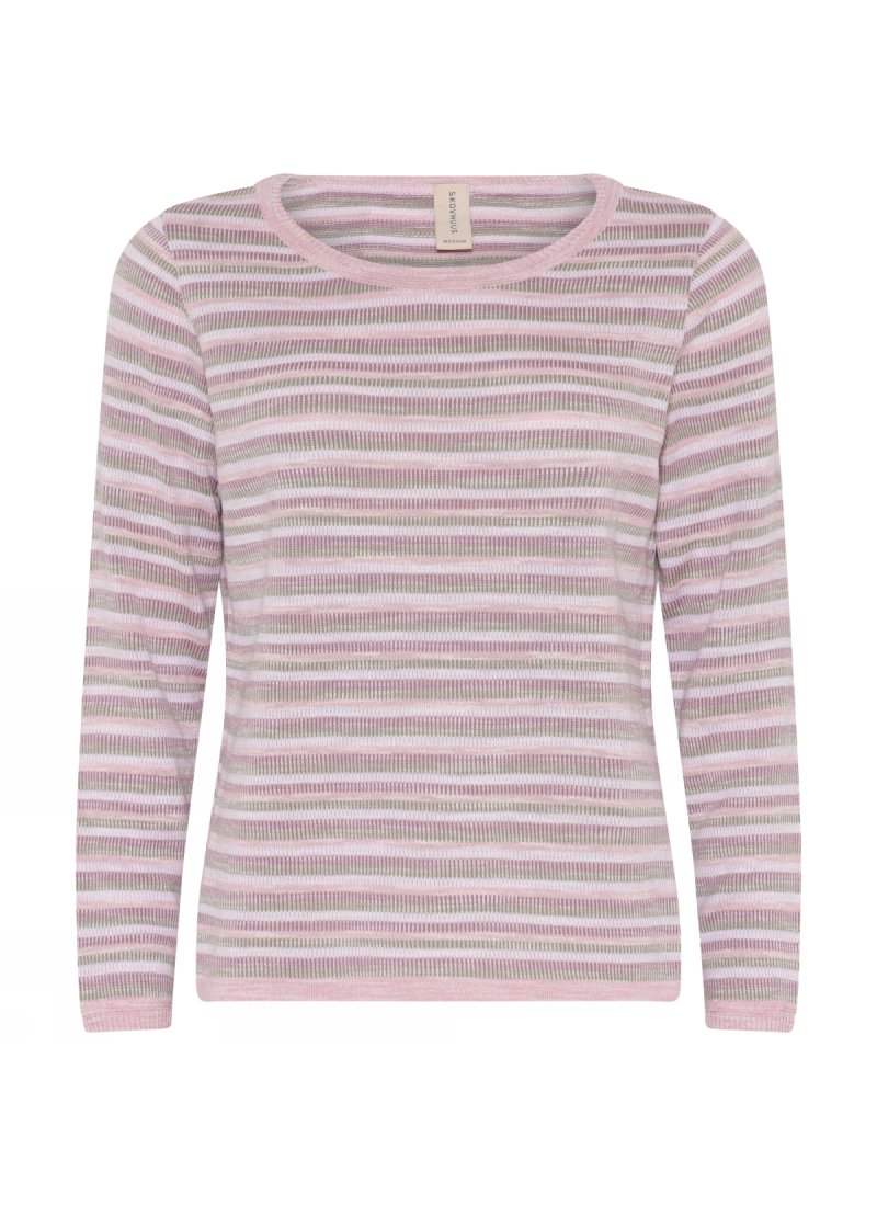 3874 Special striped o-neck pu