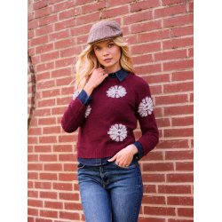 3900 Flower Design pullover