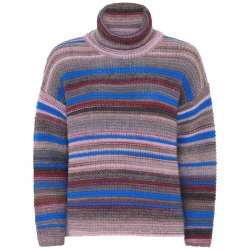 3920 Multicolour roll-neck pul