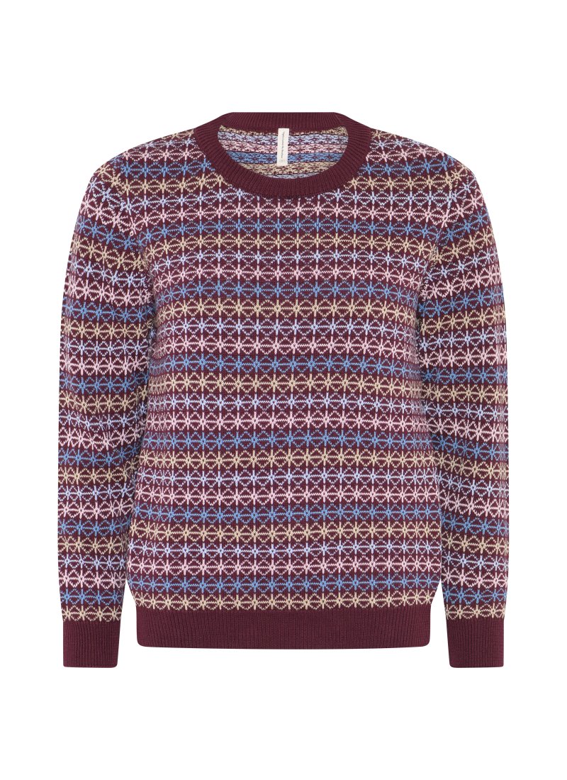 3941 Jaquard stitch Pullover