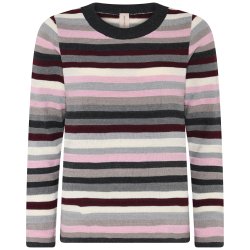 4025 Structured striped pullov