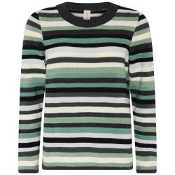 4025 Structured striped pullov