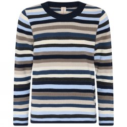 4025 Structured striped pullov