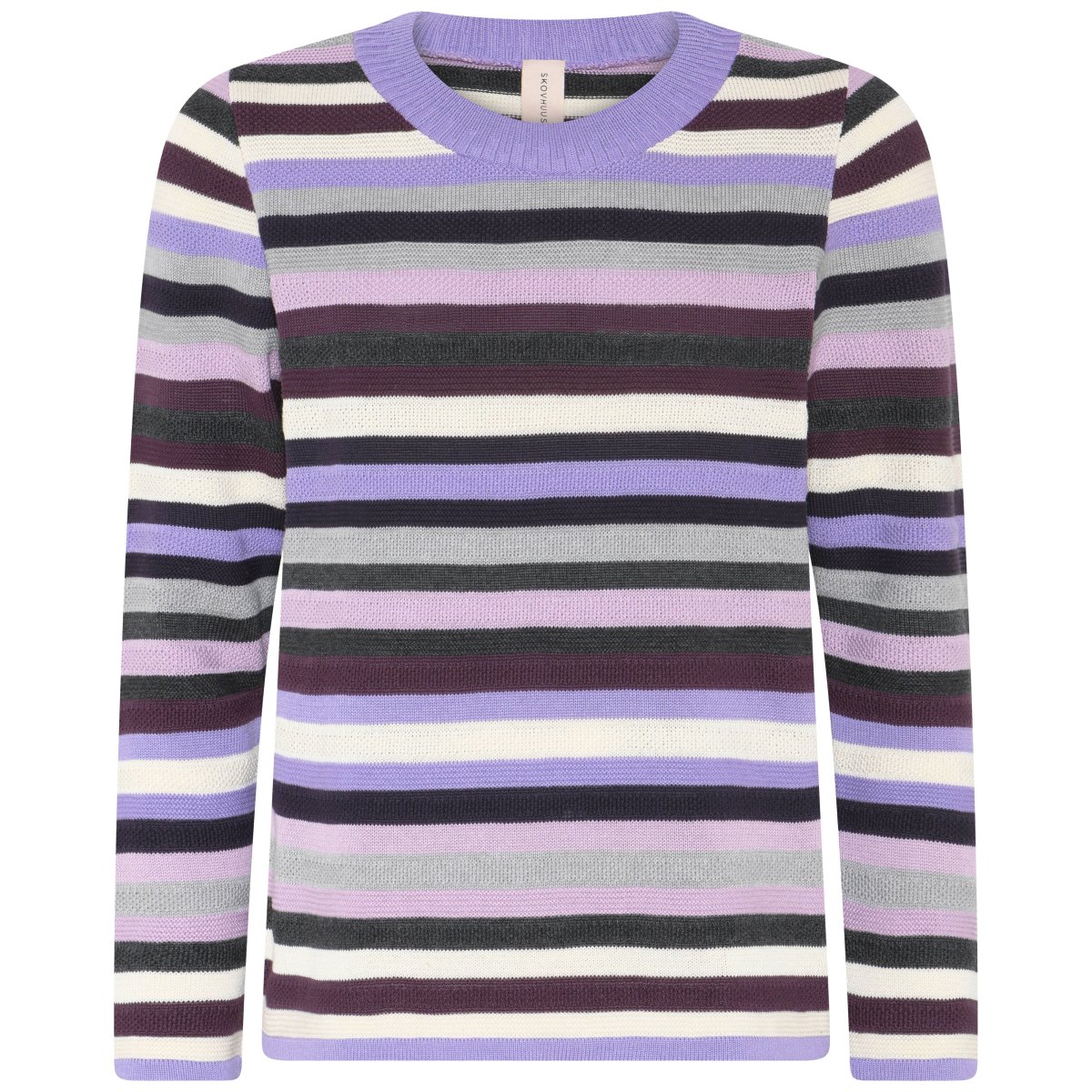 4025 Structured striped pullov - Strik - Bonde Boutique